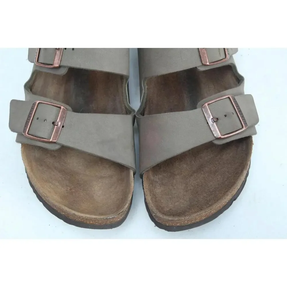 Birkenstock Arizona Birkibuc Mens Shoes Sandals Slip On Sz 43 / 10 Narrow